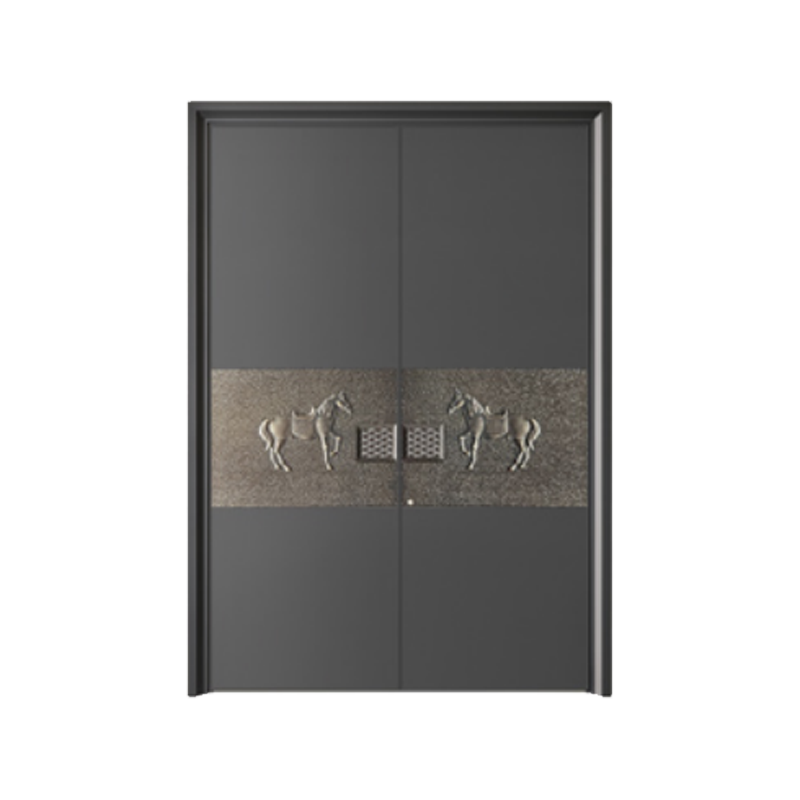 Are Aluminium House Front Doors Customizable with Intricate Designs?